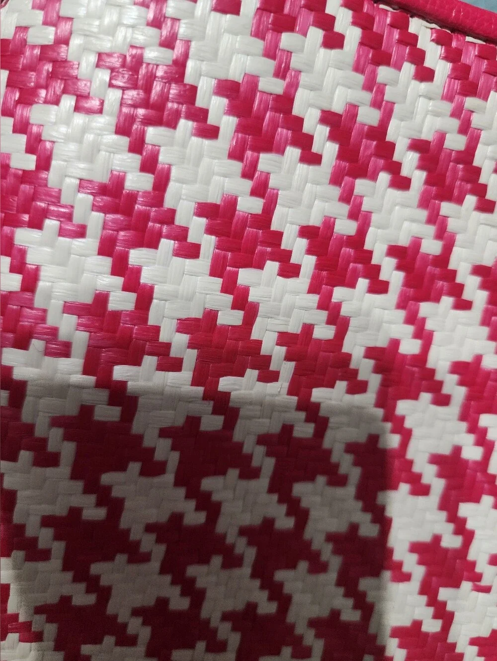kate spade Pink & Cream Woven Shoulder Bag